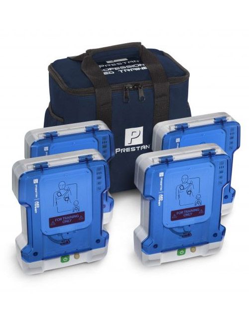 Prestan Professional AED Trainer PLUS with English/Spanish Module, 4-Pack