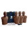 PRESTAN Child Manikin w/ CPR Monitor - Dark Skin Tone (4-pack)