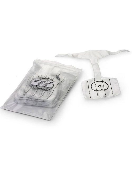 PRESTAN Professional Infant Face-Shield/Lung-Bags, 50-Pack
