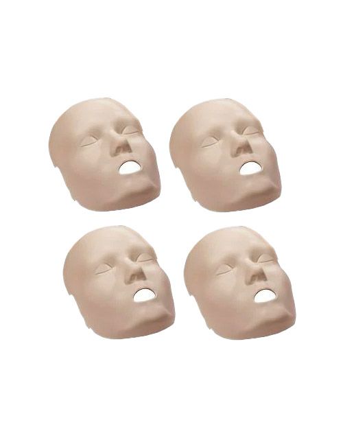 PRESTAN Professional Adult Medium Skin Manikin Replacement Faces (4-pack