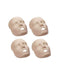 PRESTAN Professional Adult Medium Skin Manikin Replacement Faces (4-pack
