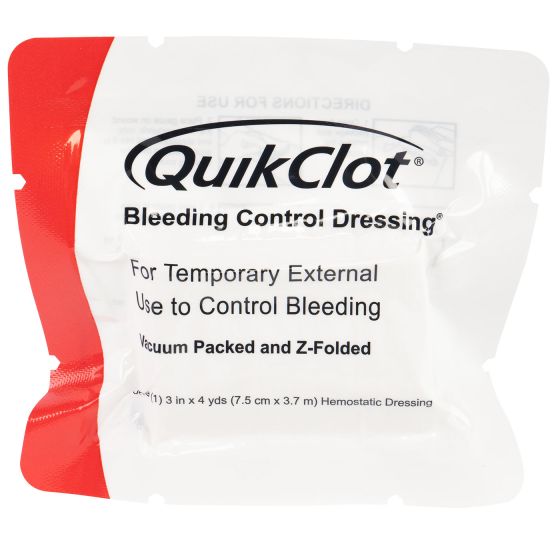 Quick Clot Inject VAS Bleeding Control Kit - W/ Quick Clot — VitalAED