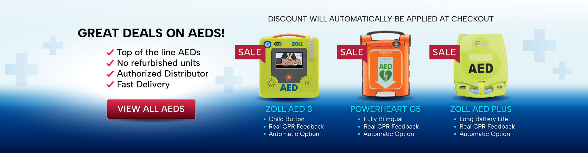 Automated External Defibrillator Sale